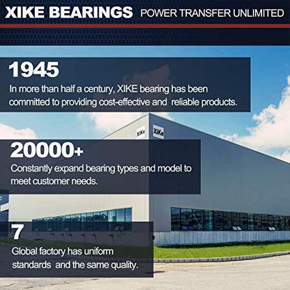 XiKe 5/8" Bearing, Lawn Mower Wheel Bearings ID 5/8" x OD 1-3/8" | Fits for Wheelbarrows & Carts Wheel Bearing and Marathon# 60602 Flanged Precision Ball Bearing - size: ID 5/8" x OD 1-3/8"