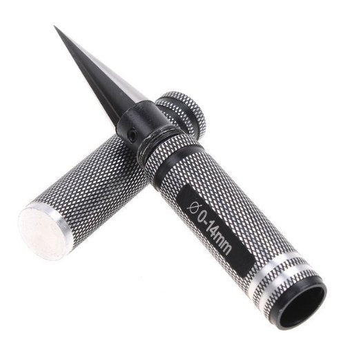 RC Curved body Trimming Scissors & 0-14mm Aluminum Alloy Expanding Hole Puncher Opener Reamer Tools with Protective Sleeve
