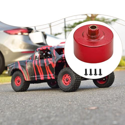 Yiju Differential Case Housing RC Aluminum Alloy Differential Carrier Metal Upgrade Lightweight Construction Replacement Part Suitable for Remote Control C, Red