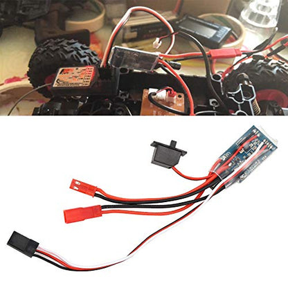 Brushless ESC, 30A Multiple Protection RC Speed Controller, Waterproof for 1/24 1/28 Scale RC Car Boat Racing Off-Road Water Sports Enthusiasts