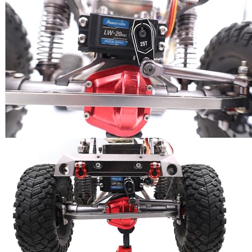 Aluminum 25T Servo Horn for 1/8 1/10 RC Off Road Crawler Drift (Silver) | Servo Arm Compatible with Futaba Savox Power HD HSP Servos Motor,CNC Machined,High Strength,Precision Fit - color: 3 Black Silver Packs