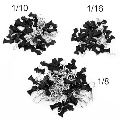 90pcs RC Body Clips with Pull Tabs Car Clips RC Clips for All 1/8 1/10 1/16 1/18 1/24 Scale Traxxas Redcat Axial Arrma HSP Redcat HPI Himoto Tamiya RC Car Truck Buggy Parts