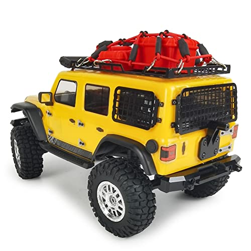 3PCS 1/24 Mini Toolbox Trunk RC Car Simulated Plastic Mini Storage Box Equipment Case Decoration Accessories Compatible with SCX24 AX100002 AXI00005 1/24 RC Crawler Spare Parts