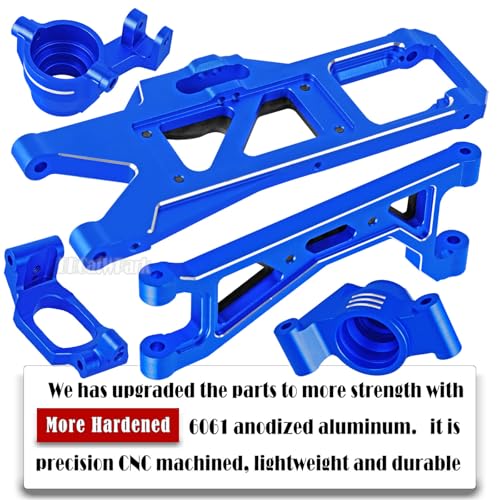 RC Upgrades Part for 1/10 WideMaxx,Model# 89086-4,Suspension Arms,Caster Block,Steering Blocks,Rear Stub Axle Carriers,Drive Shaft Axles,Camber Links,Tie Rod & Servo Horn,Navy Blue - color: Navy Blue - (Rc Upgrades)