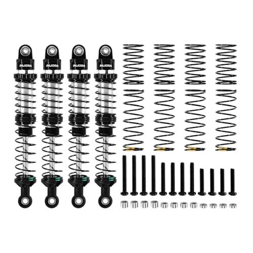 INJORA DRX 100mm Dual-rate Spring Oil Shocks for TRX4 SCX10 1/10 RC Crawler - size: 100mm