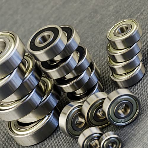 uxcell 687ZZ Ball Bearing 7mm x 14mm x 5mm Double Shielded 687-2Z Deep Groove Bearings, Carbon Steel (Pack of 20) - size: 7mmx14mmx5mm