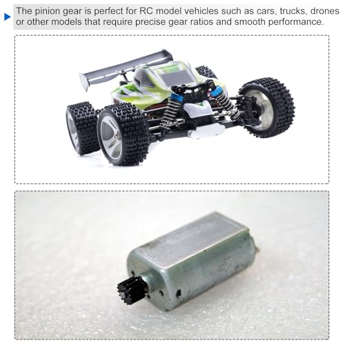 32P Steel Pinion Gear Set 29T for 5mm Shaft Hardened Steel Pinion Gear with Shaft Coupler Connector for RC Motor - style: 29T