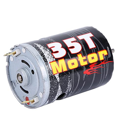 540 Brushed Motor Spare Part Accessory for 1/10 RC Car Boat Model, High - Purity Copper Windings with Super Large Bearing, Precisely Balanced Rotor for Stable Performance (M540-35T) - size: M540-35T