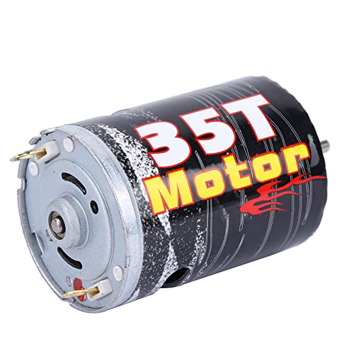540 Brushed Motor Spare Part Accessory for 1/10 RC Car Boat Model, High - Purity Copper Windings with Super Large Bearing, Precisely Balanced Rotor for Stable Performance (M540-35T) - size: M540-35T