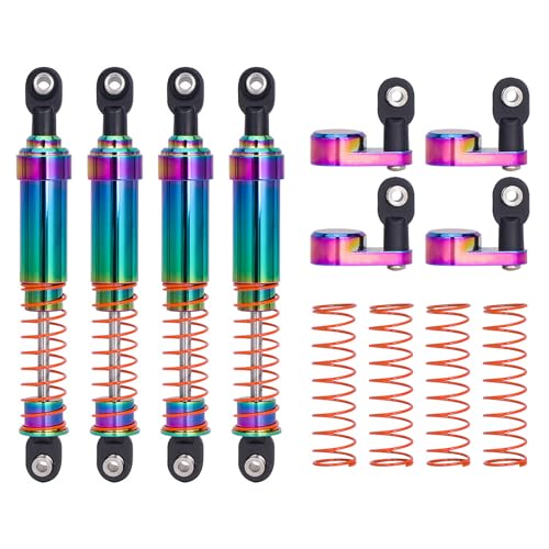 1/10 RC Shock Oil Dampers kit with Offset Cap for 1/10 SCX10 TRX4 Capra Axial Tamiya LCG Cheater Rigs VS4-10 D90 90046 RC Crawler Car (95mm) - size: 95mm