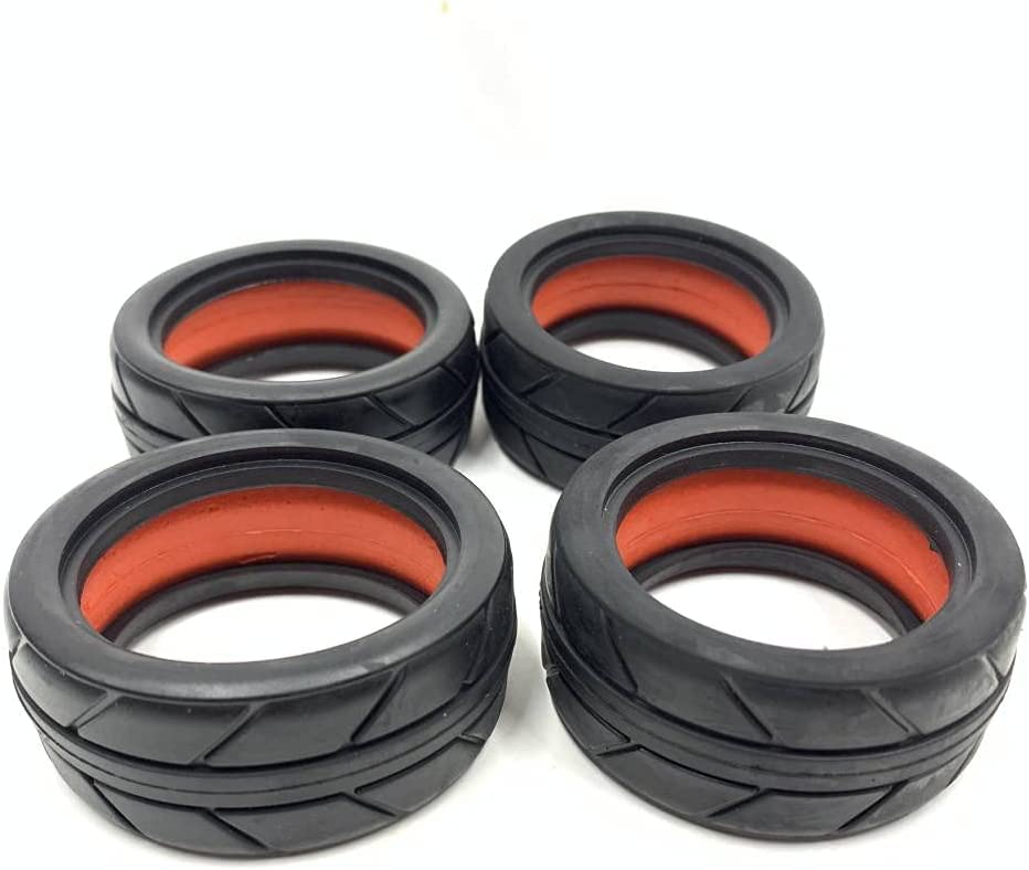 SF037 2.59" Rubber Tires tyre Rubber Liner Sponge for 1/10 1/12 RC Tamiya Kyosho HPI GT3 RS4 FW06 GTR35 EV09 S15 AE86 Drift/on Road Flat Touring Cars Wheels/Rims