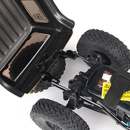 KYX Racing CNC Machined Aluminum Alloy Rear Body Mount Posts Rear Bumper Mount Upgrades Parts Accessories for 1/24 RC Crawler Car Axial SCX24 AXI00002 JLU