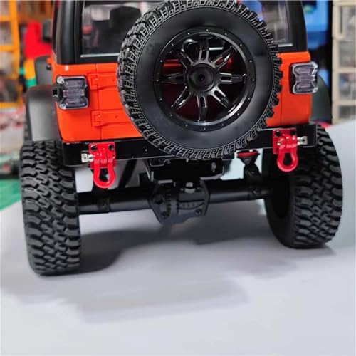 kowaku 1/12 RC Crawler Aluminum Bumper Set for MN128, Front and Rear Replacement Upgrade Parts for 1:12 RC Crawler Cars