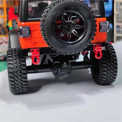 kowaku 1/12 RC Crawler Aluminum Bumper Set for MN128, Front and Rear Replacement Upgrade Parts for 1:12 RC Crawler Cars