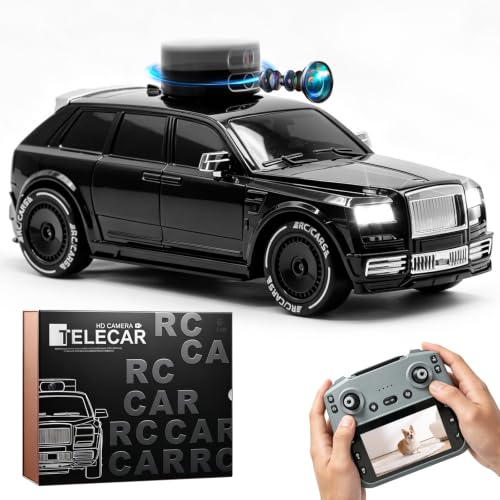 4.3" HD Screen FPV RC Car with Camera with 270° Rotatable Camera Up & Down | 1:20 Drift & Racing RC Cars 4 Wheel with 1080P, Dual Tires, Real Time Video Photos with 8GB TF Card, Gift for Kids Adults