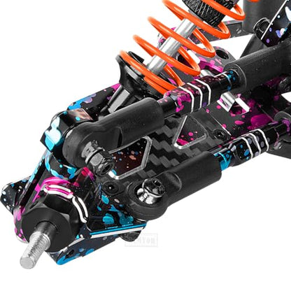 RC Alloy Suspension Arms w/Tie Bar Upgrades Part for 1/10 Slash 2WD,Slash 2WD VXL,4PCS RC Aluminum Front Rear A Arms Hop Ups,Colorful