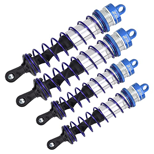 Adjustable Shocks, High-Performance Metal Oil Pressure Front and Rear Damper for 1/8 Scale RC Car, Damping System for Beginner to Pro Racers Off-Road Track and Daily Practice