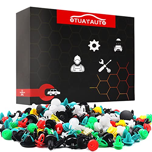 OTUAYAUTO 500PCS Universal Car Clips, Plastic Car Fasteners | Bumper Clips, Door Panel Clip with 39 size Automotive Push Pin, Replacment for All Ford models - size: 500PCS 39 Sizes Clips for Ford
