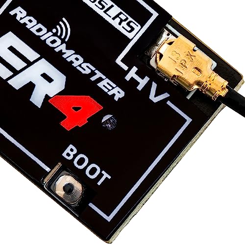 Speedybee RadioMaster ER4 ELRS PWM Receiver: 2.4GHz 4Ch ExpressLRS Receiver Nano Module for RC Vehicles