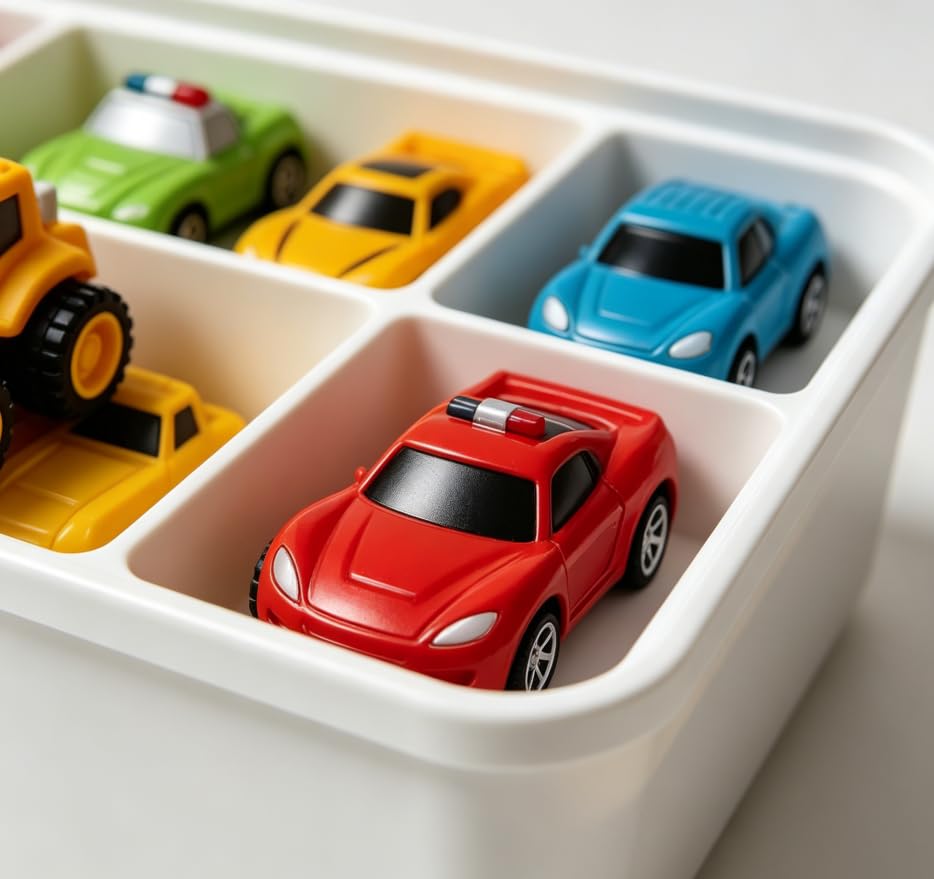 Cases for Toy Vehicles, Toy Car Organizer and Storage Container for Collectible Toys