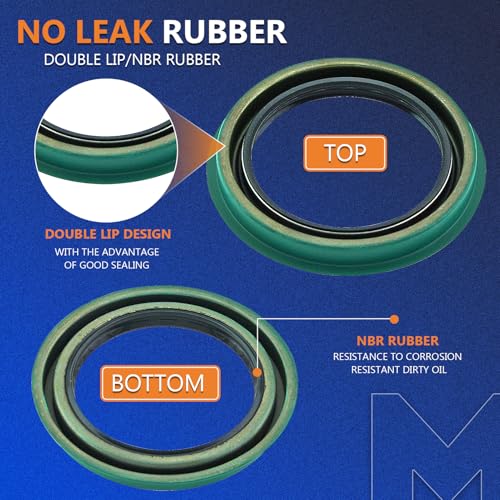 Maxfavor 6PCS Front Wheel Bearing and Seal Kit Replacement for S10 Blazer LLV, GMC Caballero S15 Jimmy Sonoma, Isuzu Hombre 1987-2003 WTA6 WTA34 WS4739