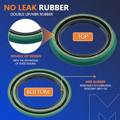 Maxfavor 6PCS Front Wheel Bearing and Seal Kit Replacement for S10 Blazer LLV, GMC Caballero S15 Jimmy Sonoma, Isuzu Hombre 1987-2003 WTA6 WTA34 WS4739