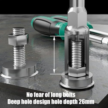 Hollow Shaft Nut Driver Set Comfort Grip 5-13mm Nonslip Hand Grips | Hexagonal Heads Nut Wrench for Tightening Loosening Fasteners on RC Quadcopter Drone Car Airplane - color: 5mm