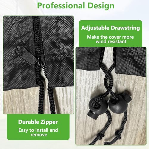 Tire Cover, Heavy Duty Waterproof and Dustproof Tire Storage Bag for Trailer RV SUV Truck Tires with Zipper (Black,Holding 4 Tires Within 27 Inch Diameter) - size: 28 x 43in