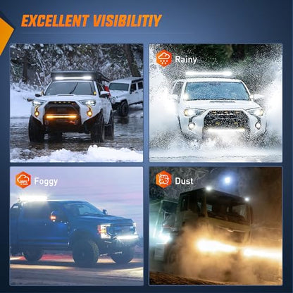 Nilight 42Inch 240W Spot Flood Combo Led Light Bar Off Road Driving Lights Boat Lights Fog Light 12V On/Off 5 Pin Rocker Switch Power 14AWG Wiring Harness Kit-1 Lead for Trucks - size: 42Inch 240W Light Bar +Wiring Harness