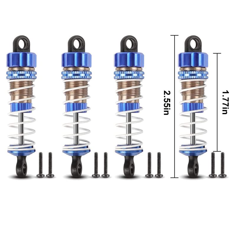 HAIBOXING 1/18 Aluminum Capped Oil Filled Shocks, RC Accessories Upgraded Spare Parts Apply for HAIBOXING 18858&18859&18868 RC car (M1882) | RC Accessories RC Car Upgraded Spare Parts Apply for HAIBOXING 18858&18859&18856&18872 - size: M1882