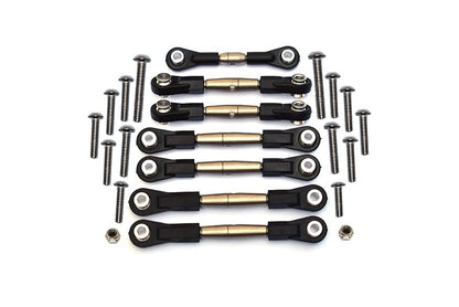 GPM For Tamiya TT02B Upgrade Parts Spring Steel Turnbuckle With Plastic Ends - 7 Pcs Set
