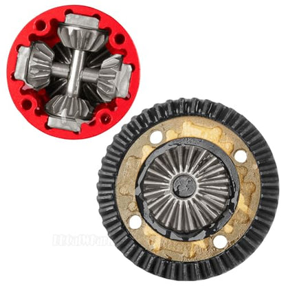 RC 43T Differential & 13T Main Gear Upgrades Part for 1/7 Fireteam/Infraction/Mojave 6s BLX Limitless,1/8 Kraton/Notorious Outcast/Typhon/Talion 6s BLX,Red