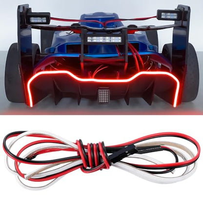 MOHERO 1/7 RC Led Light Strip Taillights for 1/7th ARR-ma Limitless F1 Upgrade Parts