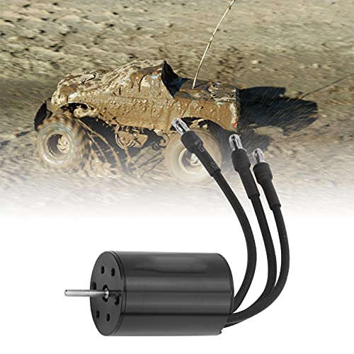 Changor 2435 4500KV Sensorless Brushless Motor High Efficiency for 1/16 1/18 RC Car Off Road Truck Aluminum Alloy 62g