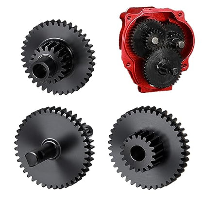 Steel Transmission Pinion Gear Set for TRX4M Defender, Bronco, K10 High Trail, F150 1/18 RC Crawler Car Upgrade Parts - style: 16.6:1