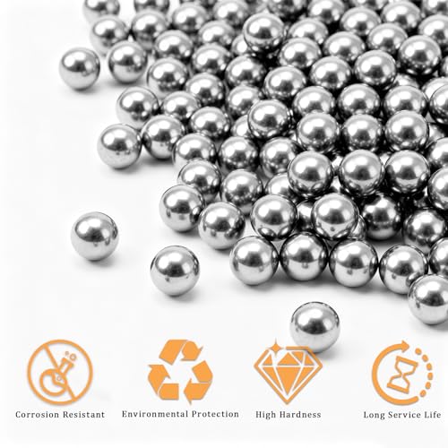 1500 Pcs M2 Stainless Steel Bearing Balls, Metric Precision Bike Ball Bearings for Acrylic Paints, Nail Polish & Epoxy Resin, Durable Agitator Balls for Ball Bearings - size: M2-1500Pcs