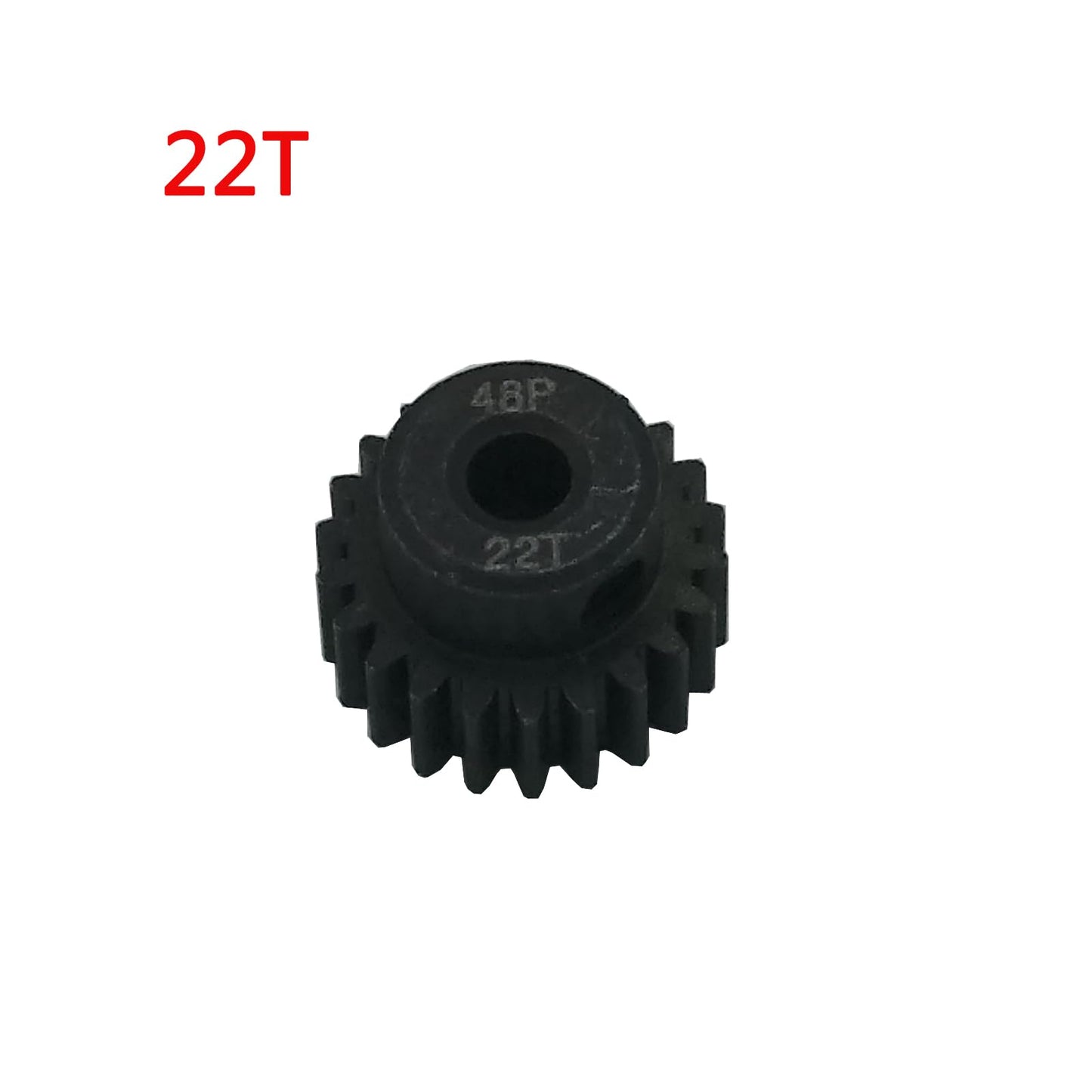 5-Pack Steel 48P Pinion Gear Sets 19T 20T 21T 22T 23T with Screws for 3.175mm (1/8-Inch) Shaft 1/10 RC Car Brushless Brush Motor - size: 19T 20T 21T 22T 23T
