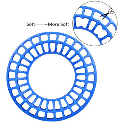 Silicone Rubber Tires Foam Inserts for 1/18 1/24 RC Crawler Fit for 1.0 inch 59-62mm*24mm Wheel Tires (4pcs Blue) - color: 4pcs Blue
