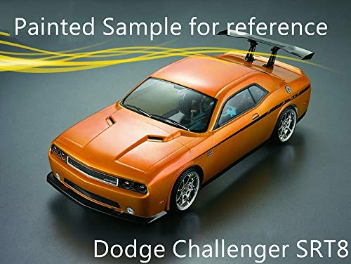1/10 Scale RC Onroad Racing Drift Touring Car Transparent Clear Lexan Body Shell (Challenger SRT8) - style: Challenger SRT8