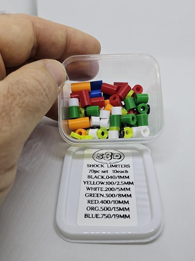 S3D Mudboss RC Shock Internal Limiters (3mm Shock Shaft) (70pcs) 7