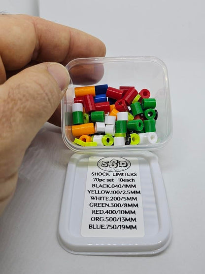 S3D Mudboss RC Shock Internal Limiters (3mm Shock Shaft) (70pcs) 7