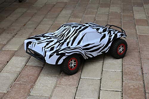 SummitLink Compatible Custom Body Zebra Style Replacement for 1/10 Scale RC Car or Truck (Truck not Included) SS-Z-01