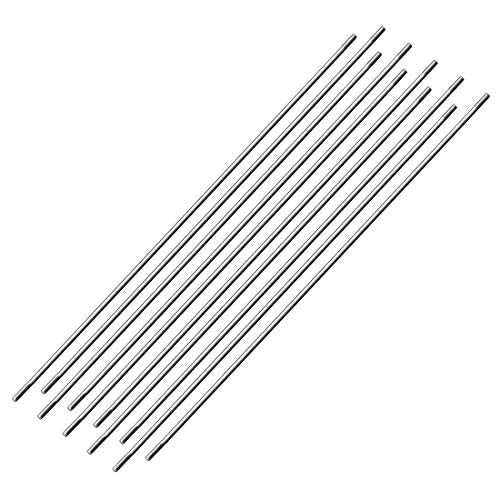 uxcell M3x250mm Pushrod Connector Stainless Steel Rod Linkage,for RC Boat,Car,Airplane,Helicopter,10pcs - size: M3x250mm