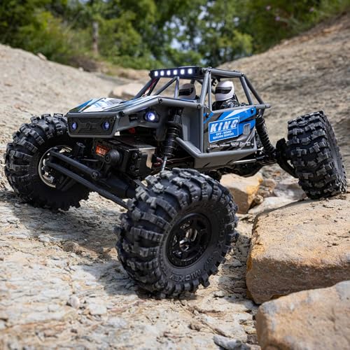Axial RC Truck UTB18 Capra 4WS 1/18th 4x4 RTR (Comes with Everything Needed to Run), Blue, AXI-1750T1 - color: Blue