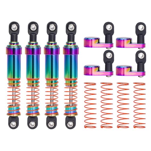 1/10 RC Shock Oil Dampers kit with Offset Cap for 1/10 SCX10 TRX4 Capra Axial Tamiya LCG Cheater Rigs VS4-10 D90 90046 RC Crawler Car (85mm) - size: 85mm
