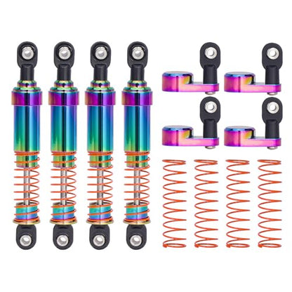 1/10 RC Shock Oil Dampers kit with Offset Cap for 1/10 SCX10 TRX4 Capra Axial Tamiya LCG Cheater Rigs VS4-10 D90 90046 RC Crawler Car (85mm) - size: 85mm