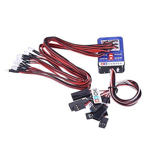 RC Lighting System 12 LED RC Car Lighting Kit for 1/10 1/8 RC Car Truck Crawler