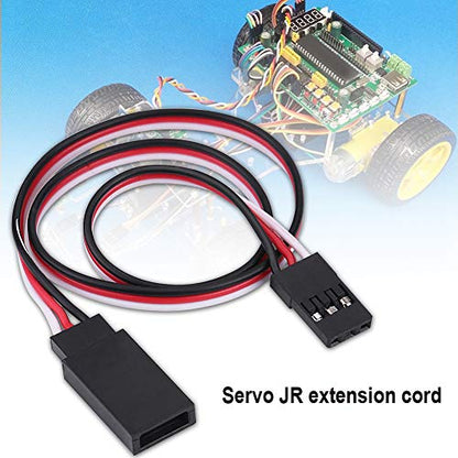 Silicone Jacket Servo Extension Cables, 30cm Length for RC, Servo Cables for Airplane, Car, Boat - 5Pcs Set