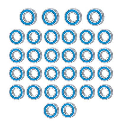 Parts For Tamiya 1/14 Semi 30Pcs Wheel Hub Sealed Bearing Kit RC Crawler Car Truck Upgrade Parts
