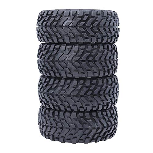 REhobby 4Pcs 1/10 Rally Tires 12mm Wheel hub OD 75mm Tyre for 1:10 RC Kyosho HSP HPI Rally Off-Road Car